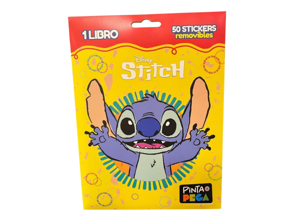 STIKERS P/MI + LIBRO PINTAR N*2 STITCH